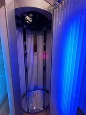 Solarium Vertical Solar Cabin Back Sun 58 Tubos 180 w