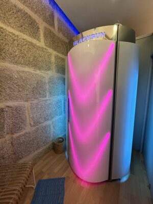 Solarium Vertical Solar Cabin Back Sun 58 Tubos 180 w